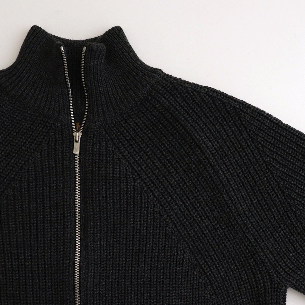 SIGNATURE DRIVERS KNIT #CHARCOAL [BN-24FM-039]