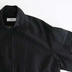 FLIGHT JACKET #CHAMBRAY BLACK [M25C08BL01C]