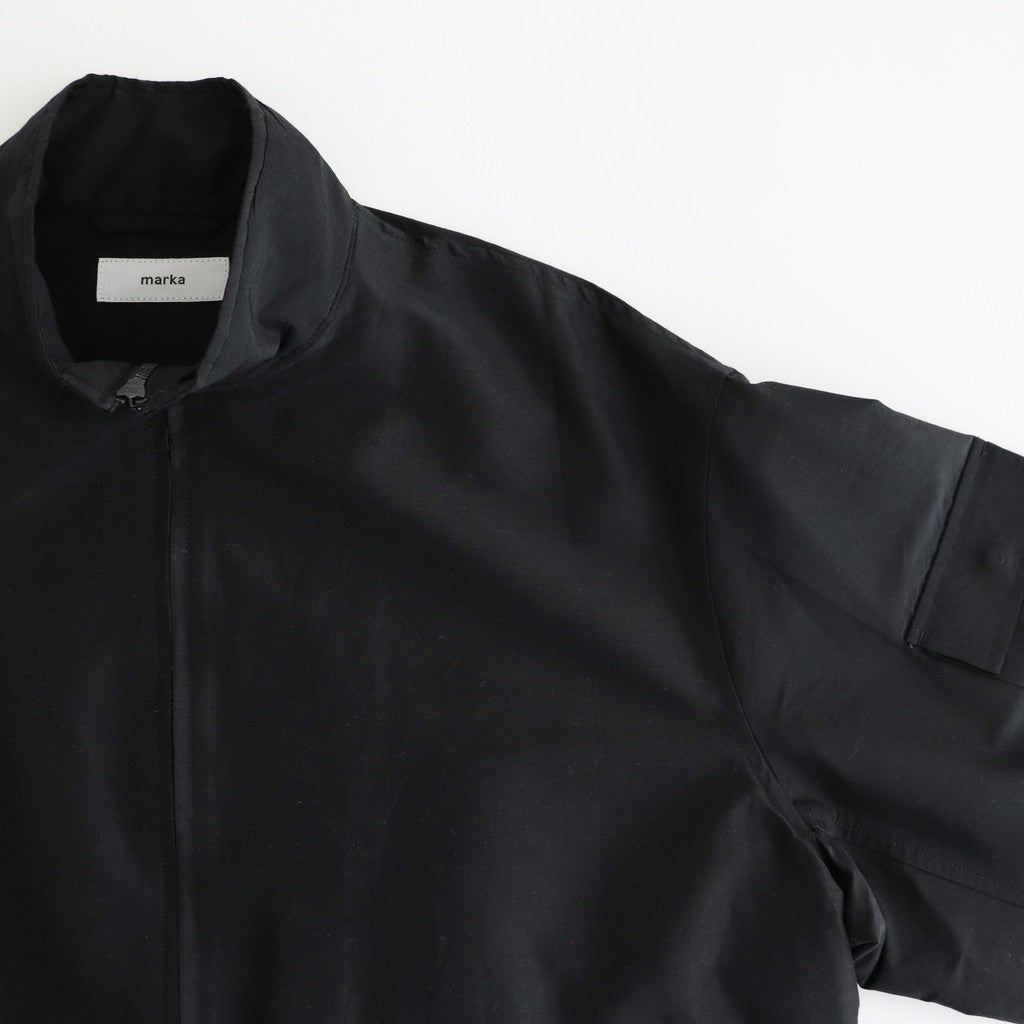 FLIGHT JACKET #CHAMBRAY BLACK [M25C08BL01C]