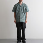 BACK GATHERING SS SHIRT #SAGE GREEN [PMAV-SS04]