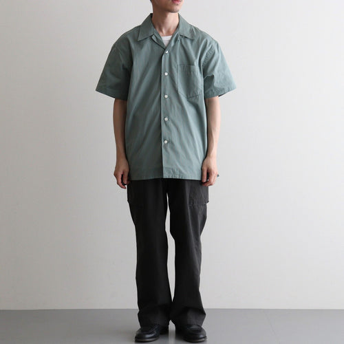 BACK GATHERING SS SHIRT #SAGE GREEN [PMAV-SS04]