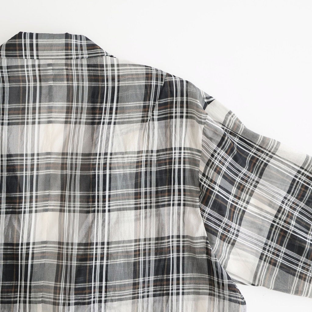 Summer Weight Over Jacket #Check [NEP-SS2641]