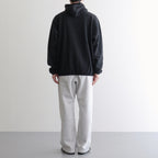 HOODED FLEECE JACKET #CHARCOAL [PMAU-CL03]