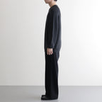 SIGNATURE CREW NECK #CHARCOAL BLUE [BN-25FM-038]