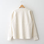 HEAVY WAFFLE TOP #IVORY [PMAU-CL01]