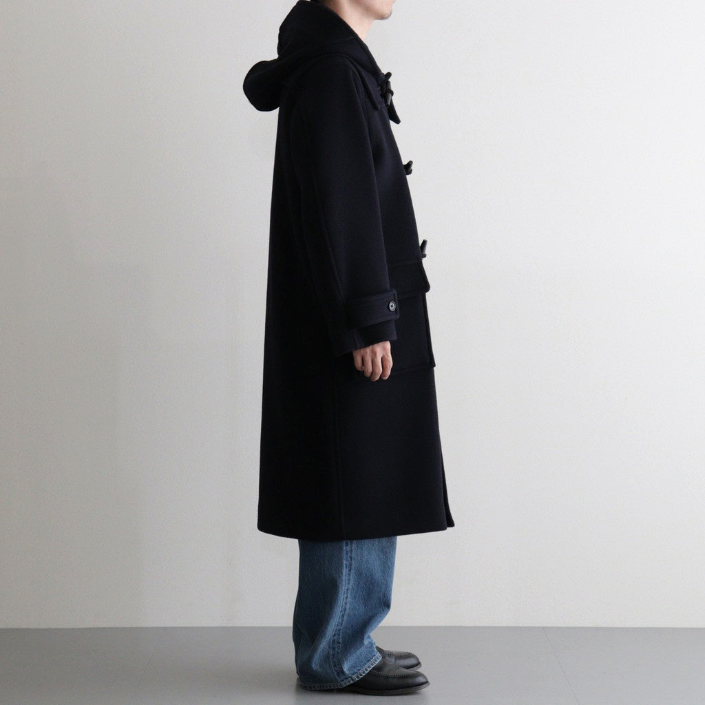 Wool Felton Duffle Coat #DarkNavy×Black-toggle [bROOTS25F2