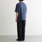 Wool Tropical 2tuck Wide Tapered Trousers #Navy [NEP-SS2605]