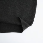CASHMERE FOX POLO #CHARCOAL [BN-26FM-061]