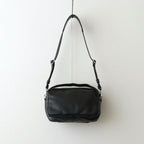 SQUARE SHOULDER BAG #BLACK [BG-45-COW-5]