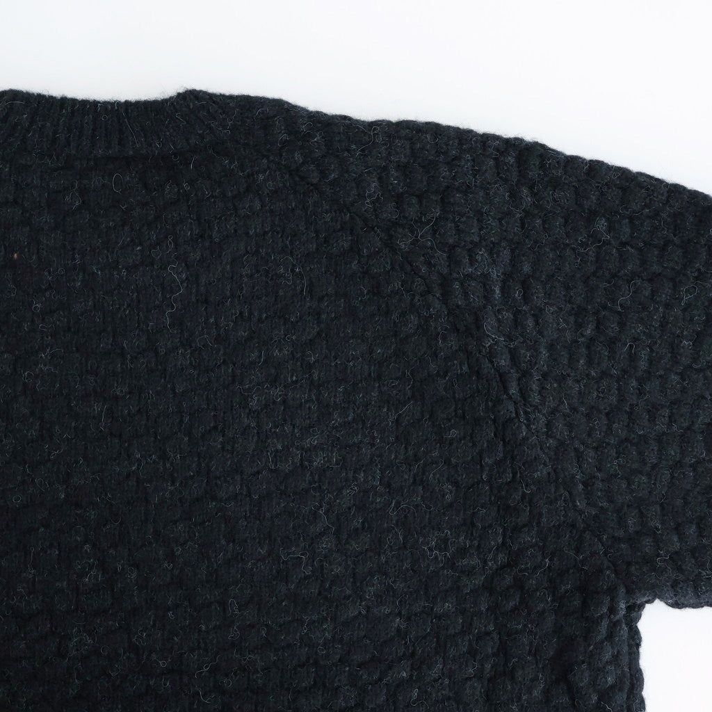 Baby Alpaca Knit P/O #MelangeBlack [BHS25F013]