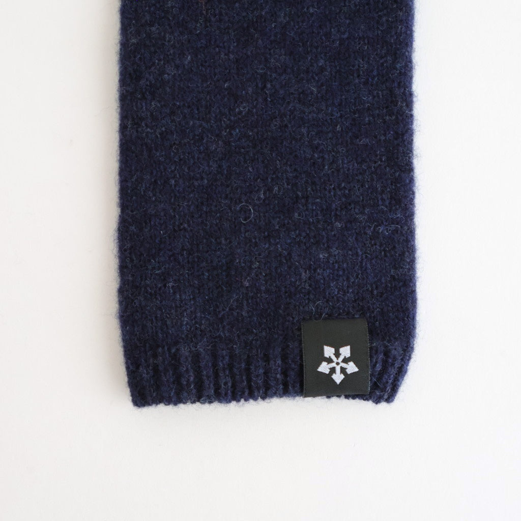 Rambling Wool Gloves #Oxford Blue [6053-2702]