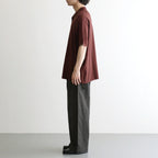 SILK COTTON SKIPPER KNIT #MAROON [26S-BIS-KN66]