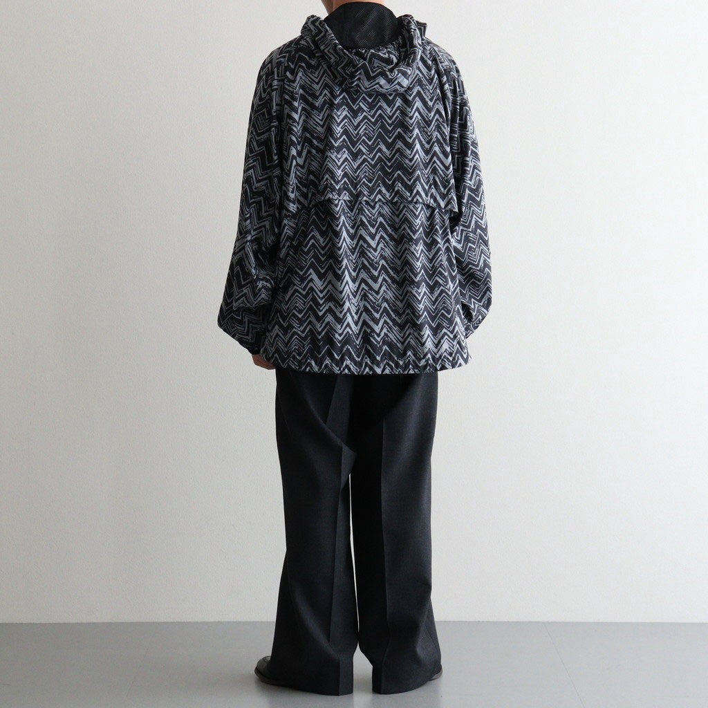 FLAT FRONT WIDE TROUSERS #CHARCOAL [A26C07PT03C]
