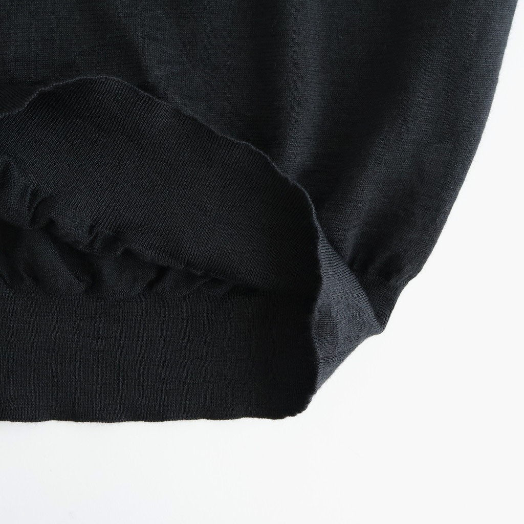 CHOMA CREW NECK #BLACK [BN-26SL-039]