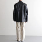 DOUBLE BREASTED JKT #BLACK [SH-62-C-SHEEP-4]