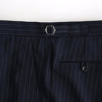 REGULAR STRAIGHT TROUSERS #NAVY STRIPE [M25C07PT02C]