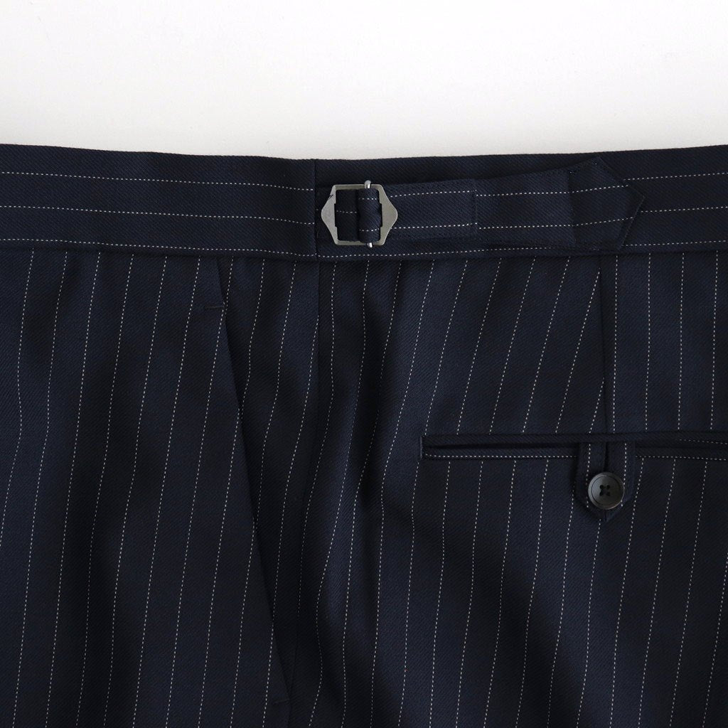 REGULAR STRAIGHT TROUSERS #NAVY STRIPE [M25C07PT02C]