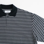 ONE BUTTON TEE S/S #BLACK BORDER [M26A14CS02B]