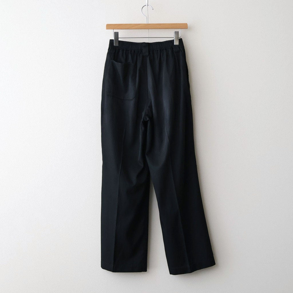 PATINA-RAYON SPORTING TROUSER #GRAPHITE [261OJ-PT07]