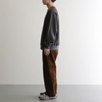 CREW NECK #FADED BLACK [M24C13CS02C]