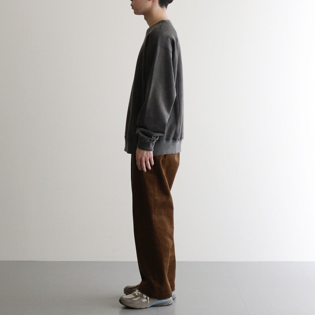 CREW NECK #FADED BLACK [M24C13CS02C]