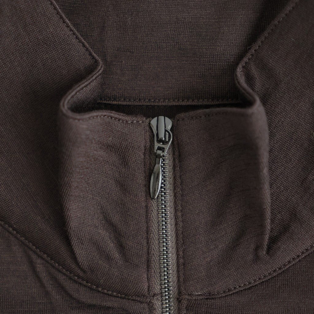 HALF-ZIP STAND #DARK BROWN [M26C15CS02C]