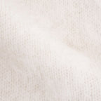 PURE MOHAIR SHAGGY POLO #IVORY [BN-25FL-053]