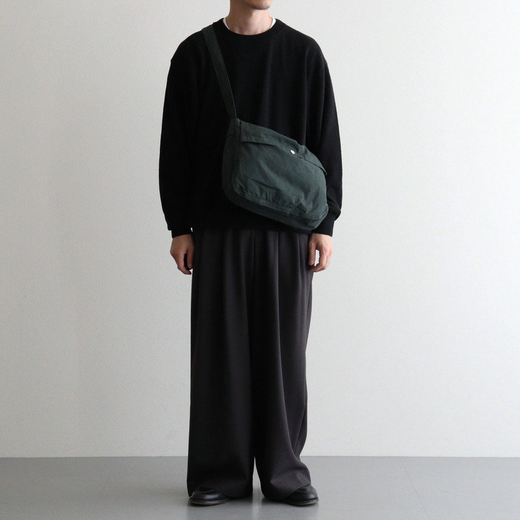 NEWSPARER BAG (SMALL) #HUNTER GREEN [PMAV-AC07]