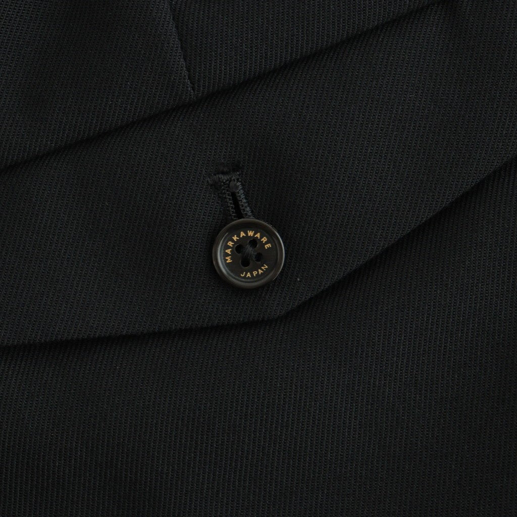 DOUBLE PLEATED SEMI EASY TROUSERS #BLACK [A26C07PT02C]