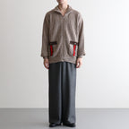 DRIVERS YARDIE KNIT #BROWN [DNA25K02]