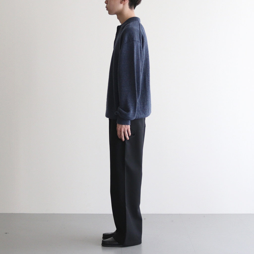 WIDE CARPENTER PANTS II #BLACK [A25C06PT03C]