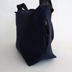 CORDURA ECOMADE CANVAS SHOULDER BAG L #NAVY [16552 71418]