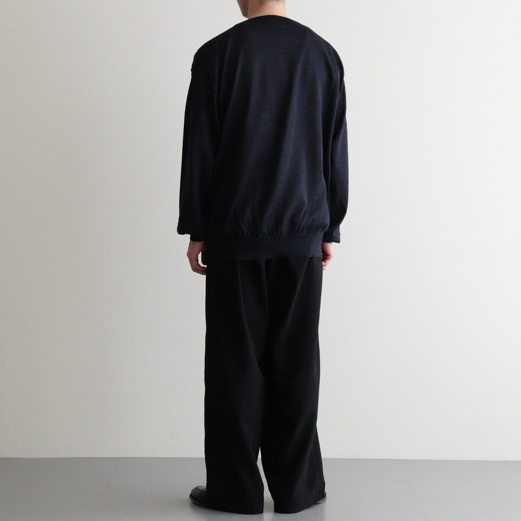 CHOMA CREW NECK #NAVY [BN-26SM-058]