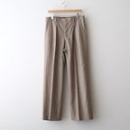 WO/Ca 2tuck Wide Tapered Trousers #Mix Beige [NEP-AW2507M]