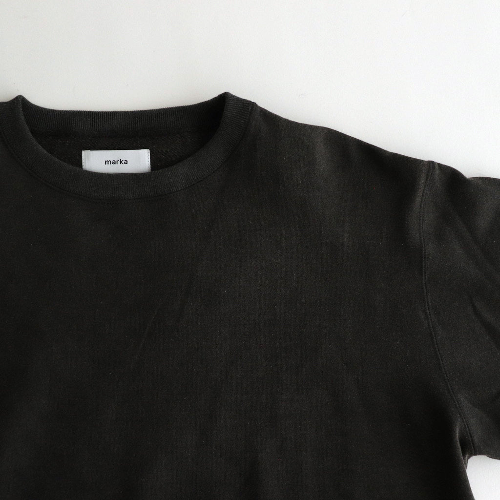 CREW NECK #FADED BLACK [M24C13CS02C]