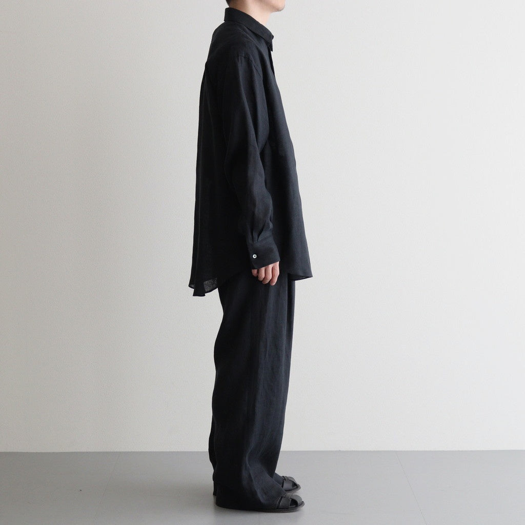 パンツ TRIPLE PLEATED EASY TROUSERS TRIPLE PLEATED EASY TROUSERS #BLACK [A25A16PT01C] – Diffusion