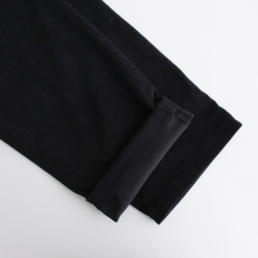 Corduroy Field Tuck Pants #Black [N24FC025]