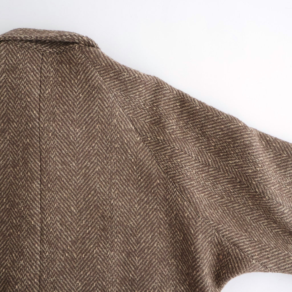 ROUND-COLLAR MOTORING JACKET #WHEAT [252OJ-JK04]