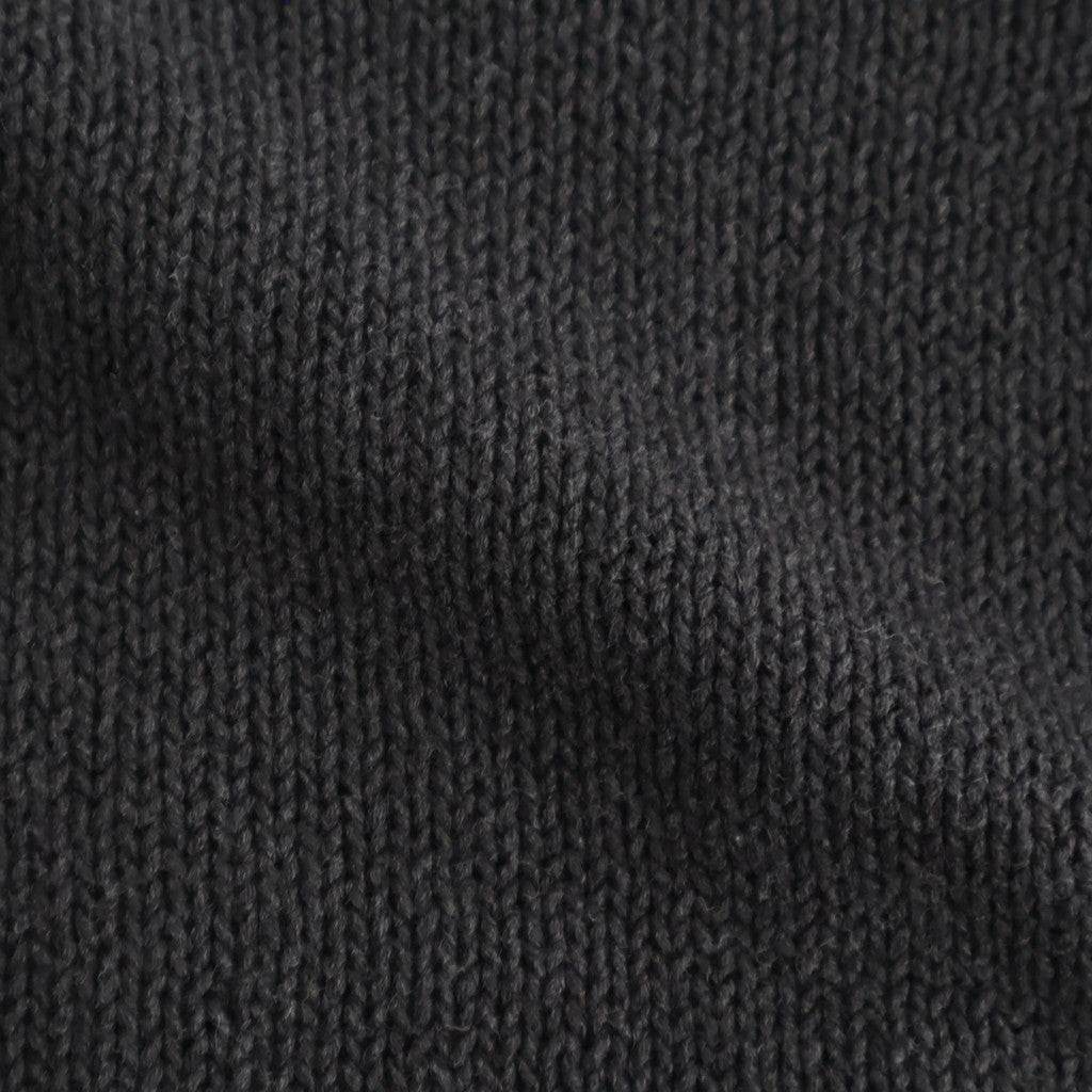 Cotton Fancy Yarn Crochet Collar Knit Jacket #Charcoal [NEP-SS2628]