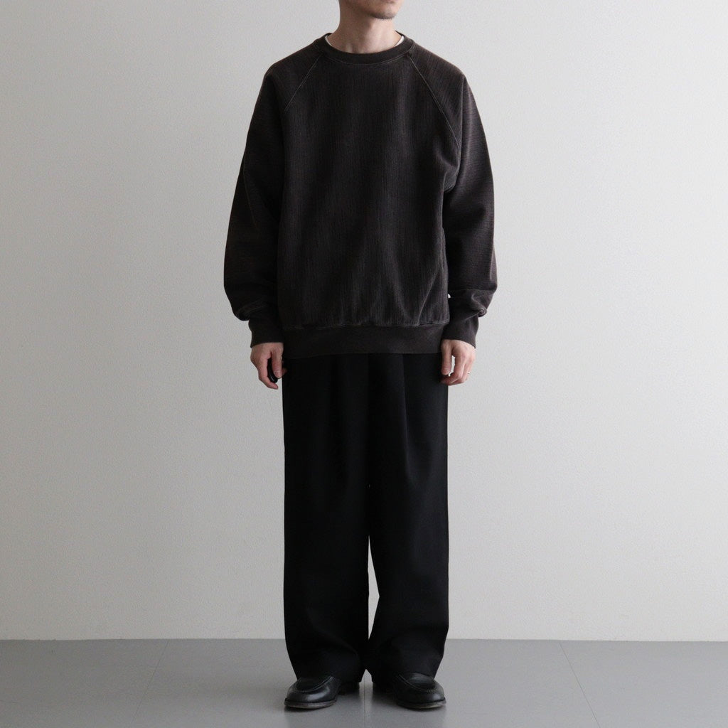 JUMBERCA URAKE FADE COLOR CREW NECK #FADE BROWN [BN-26SM-011]