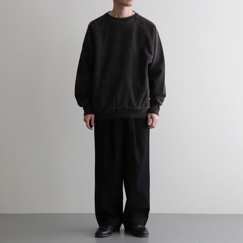 JUMBERCA URAKE FADE COLOR CREW NECK #FADE BROWN [BN-26SM-011]