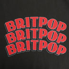BRITPOP Print Tee WIDE #InkBlack×Red-PT [bROOTS25S34A]