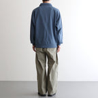 11oz Half Zip Sweatshirt #Sax [N25SH010]