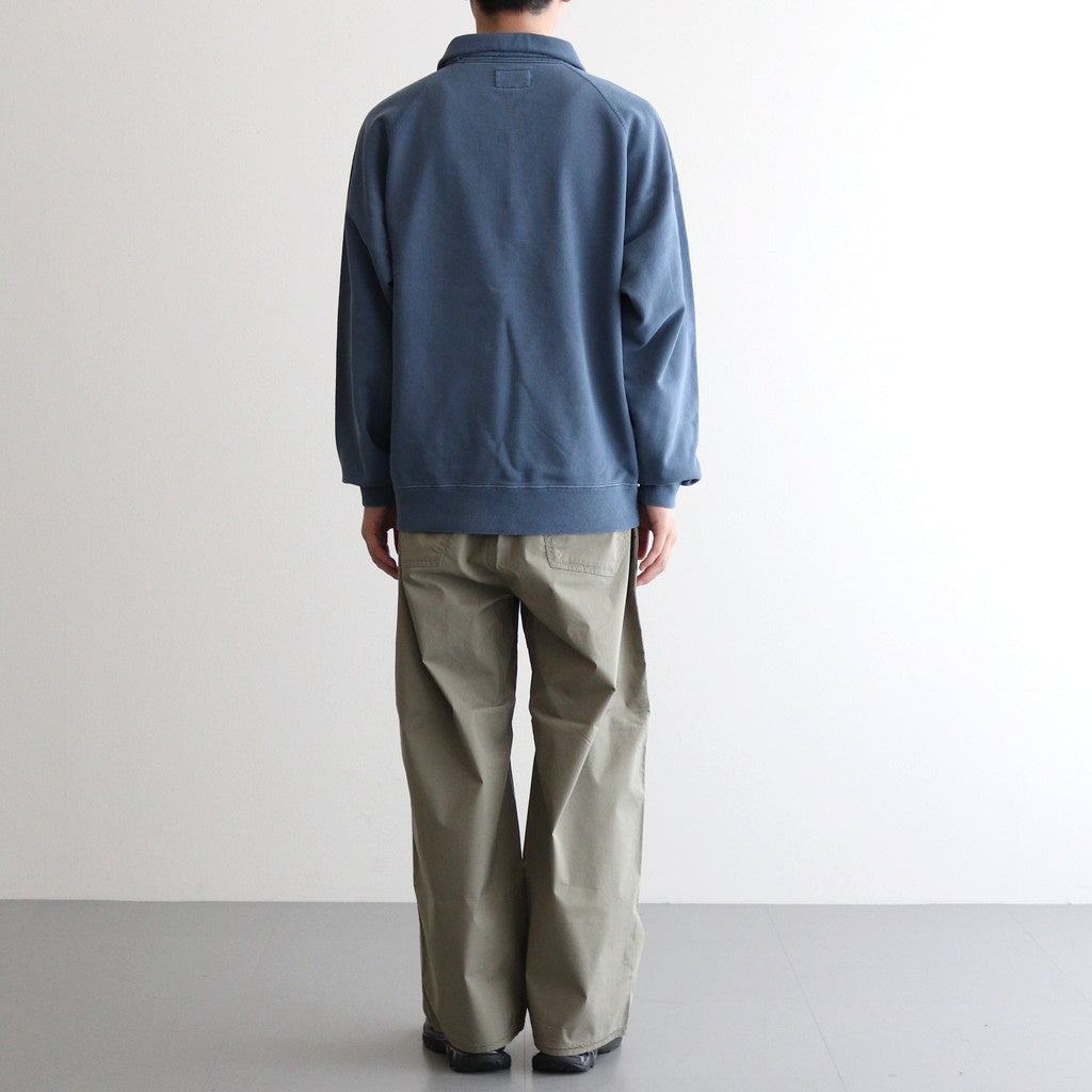 11oz Half Zip Sweatshirt #Sax [N25SH010]