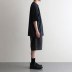 Garment Dyed Jacquard Field Tee #Asphalt Gray [N26SH039]