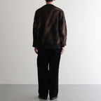 BIAS ZEBRA PATTERN JUMPER #NATURAL BROWN MIX [A24C20SW02C]