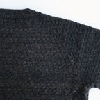 Baby Alpaca Knit P/O #MelangeDarkBrown [BHS25F013]