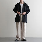 DOUBLE PLEATED EASY TROUSERS #TAUPE [A26A22PT02C]