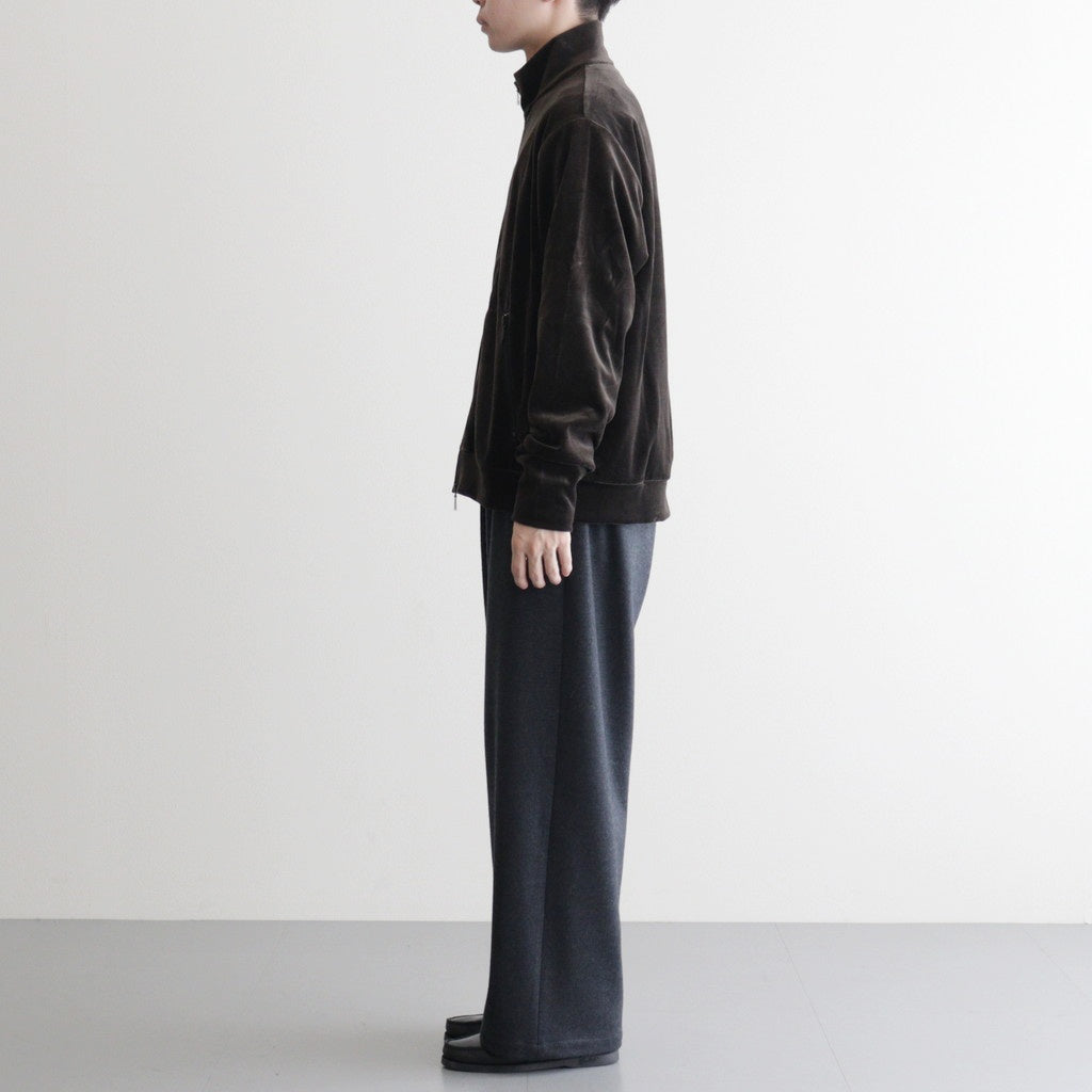 FULL ZIP TRACK JACKET #CHARCOAL [M25C19CS01C]