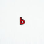 b Patch Tee WIDE #White×Red [bROOTS25S34S26C]